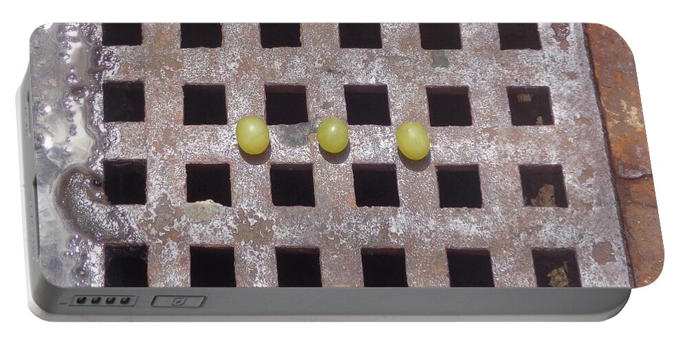 Grape Portable Battery Charger featuring the photograph Grape n Grate Still-life by Christina Verdgeline