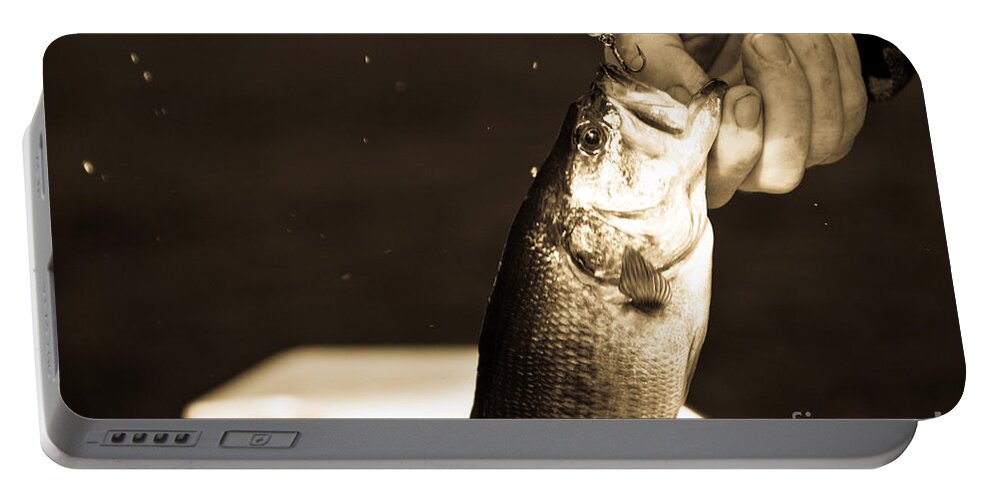 Fish Portable Battery Charger featuring the photograph Great Catch by Cheryl Baxter