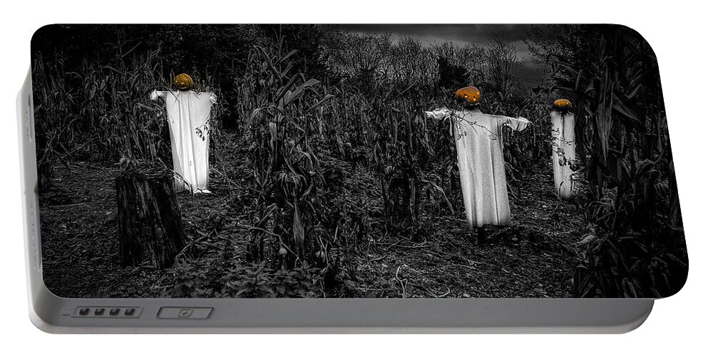 Halloween Portable Battery Charger featuring the photograph Halloween is coming by Nigel R Bell