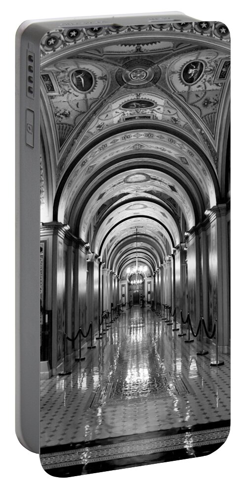 Washington Dc Portable Battery Charger featuring the photograph Hallwyay Art by Greg Fortier