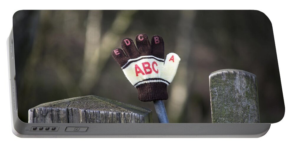 Glove Portable Battery Charger featuring the photograph Handy by Spikey Mouse Photography