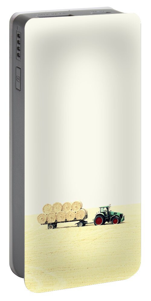 Tractor Portable Battery Charger featuring the photograph Harvest by Chevy Fleet