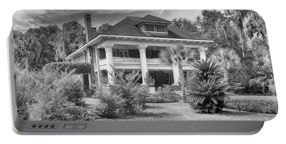 Hdr Portable Battery Charger featuring the photograph Herlong Mansion by Howard Salmon