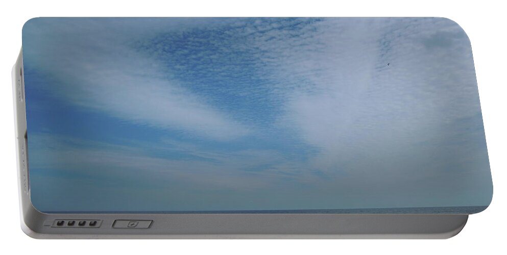 Landscape Portable Battery Charger featuring the photograph High Sky by Ellen Meakin