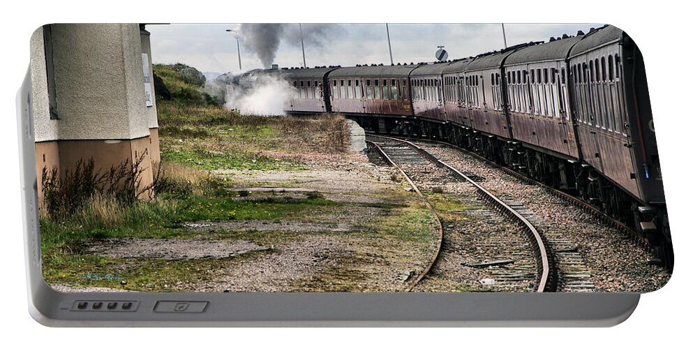Steam Portable Battery Charger featuring the photograph Hogwarts Express by Jason Politte