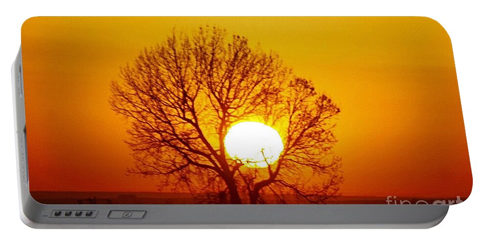 Landscape Portable Battery Charger featuring the photograph Holding the Sun by Steven Reed
