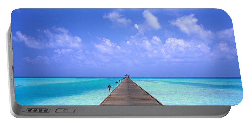 Photography Portable Battery Charger featuring the photograph Holiday Island Maldives by Panoramic Images