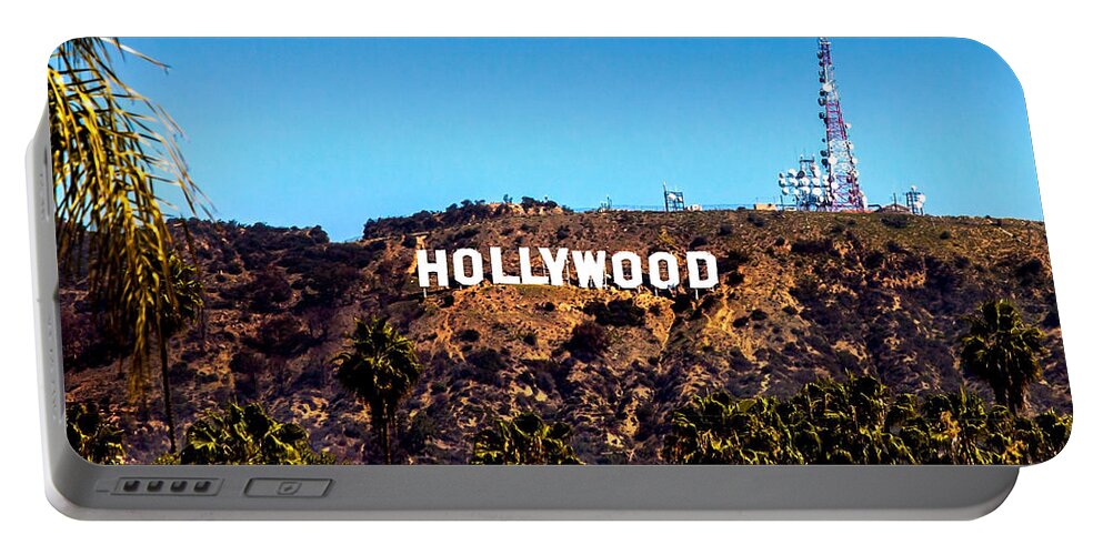 Hollywood Sign Portable Battery Charger featuring the photograph Hollywood Sign by Az Jackson