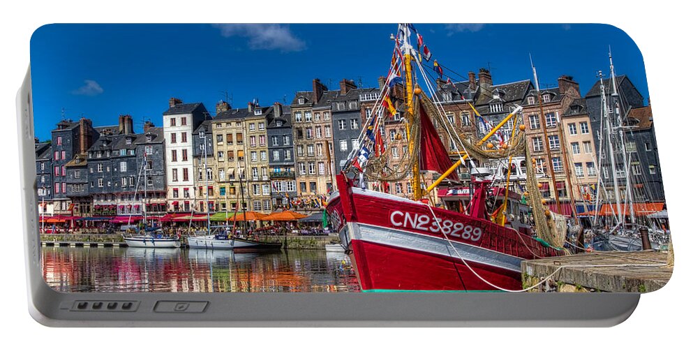 France Portable Battery Charger featuring the photograph Honfleur Normandy by Tim Stanley