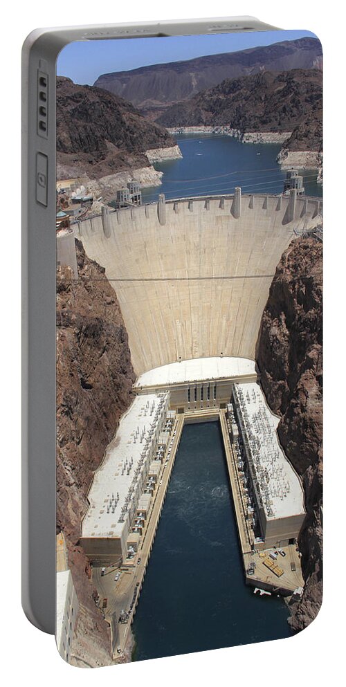 Hoover Dam Portable Battery Charger featuring the photograph Hoover Dam by Mike McGlothlen