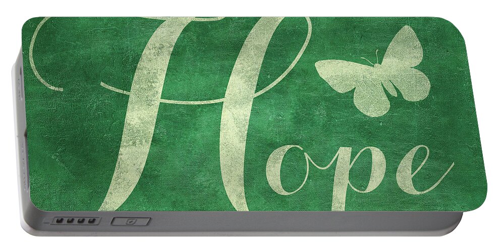 Hope Portable Battery Charger featuring the digital art Hope And Dream I by Patricia Pinto