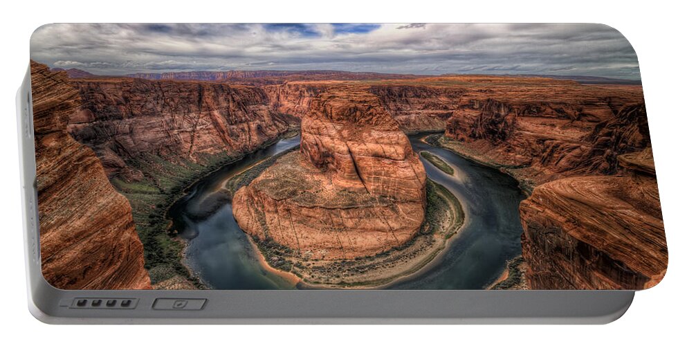 Granger Photography Portable Battery Charger featuring the photograph Horseshoe Bend by Brad Granger