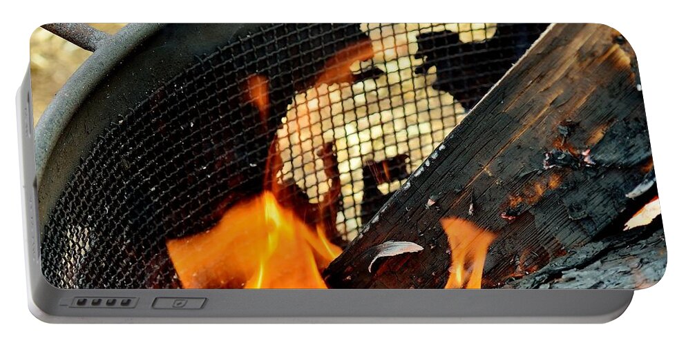 Cowgirl Portable Battery Charger featuring the photograph Hot Ride by Kae Cheatham