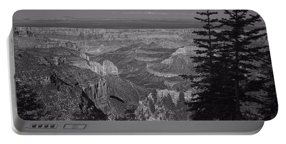 Grand Canyon Portable Battery Charger featuring the photograph I Can See Forever by Lucinda Walter