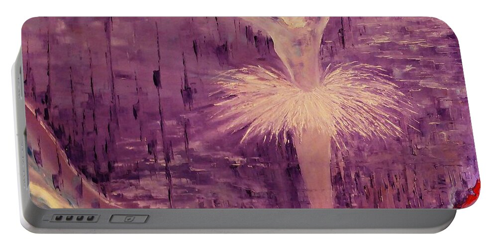 Dream Portable Battery Charger featuring the painting I have a Dream by Amalia Suruceanu