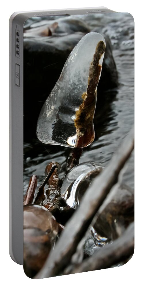 Ice Portable Battery Charger featuring the photograph ICE by Joel Loftus