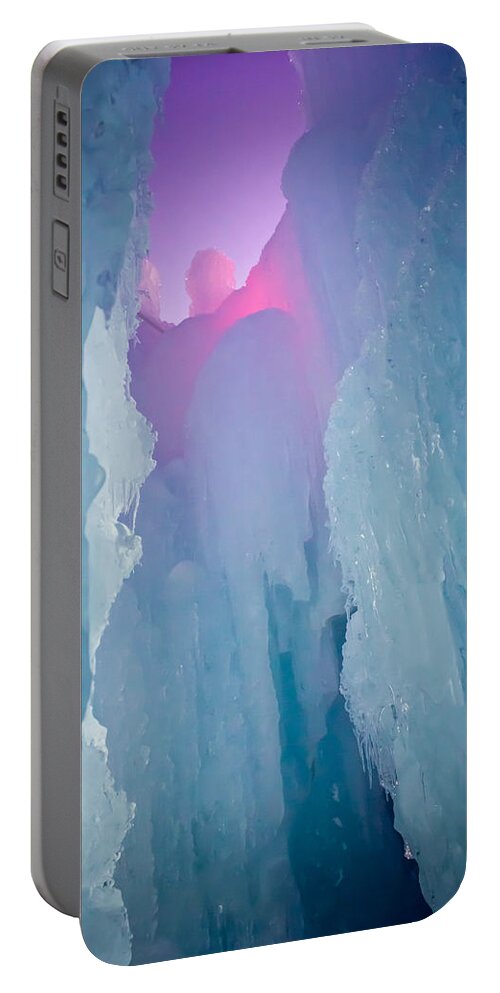 Ice Portable Battery Charger featuring the photograph Ice Tower by Christie Kowalski
