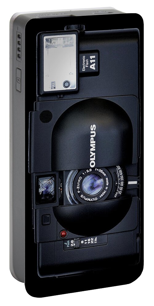 Olympus Xa Portable Battery Charger featuring the photograph Iconic Camera iphone case by Anthony Davey