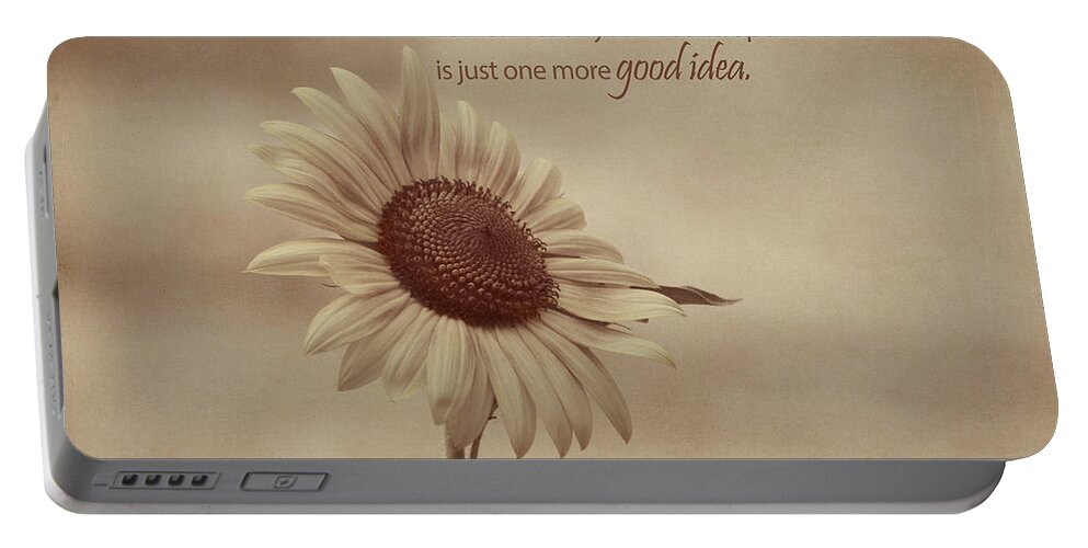 Flower Portable Battery Charger featuring the photograph Ideas by Kim Hojnacki