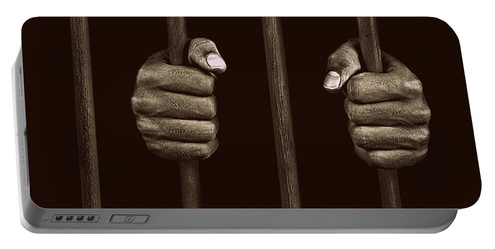 Prison Portable Battery Charger featuring the photograph In Prison by Chevy Fleet
