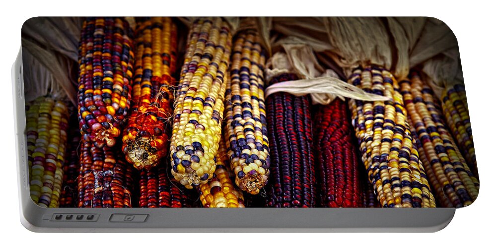Corn Portable Battery Charger featuring the photograph Indian corn by Elena Elisseeva