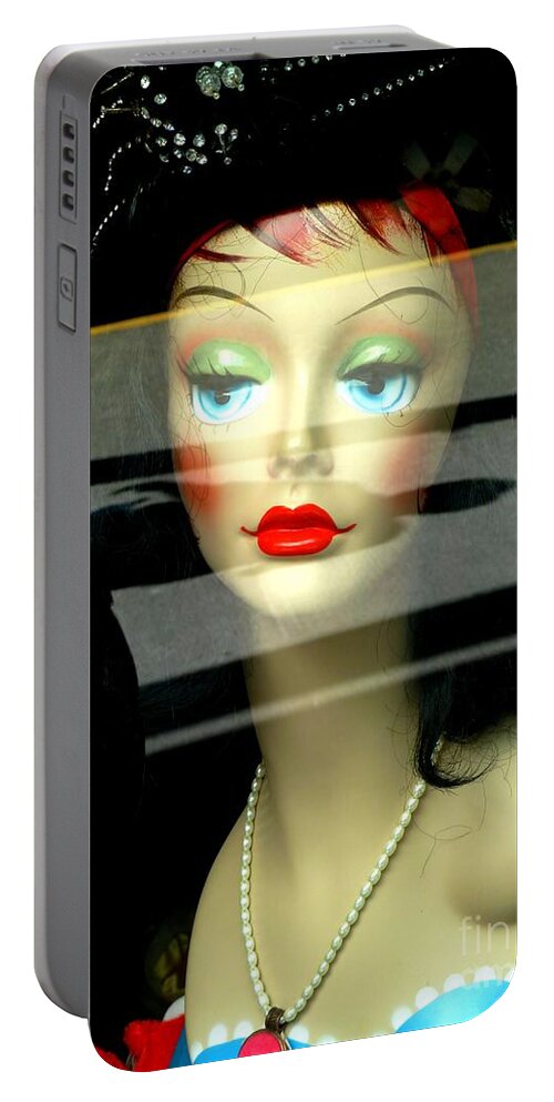 Newel Hunter Portable Battery Charger featuring the photograph Inside Looking Out by Newel Hunter