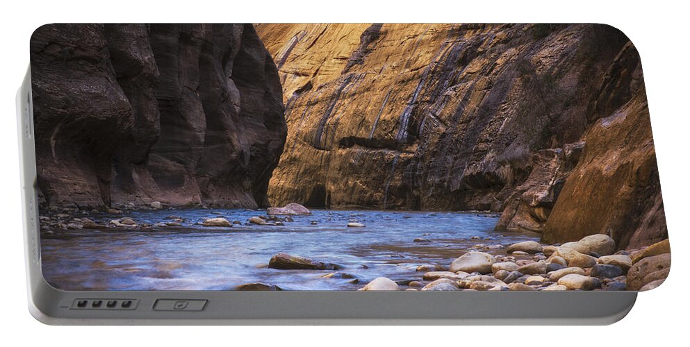 Nature Portable Battery Charger featuring the photograph Into The Narrows by Jennifer Magallon