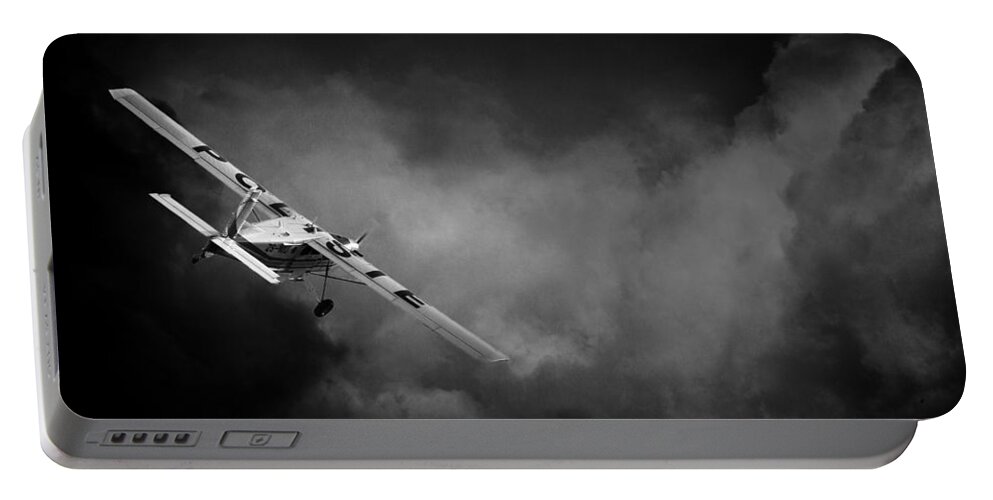 Pilatus Pc6 Porter Portable Battery Charger featuring the photograph Into the Storm by Paul Job