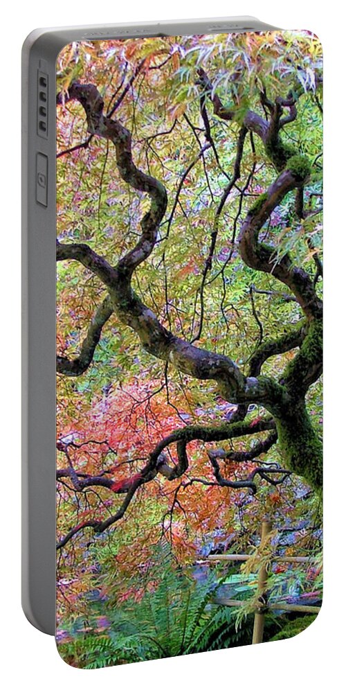 Japanese Maple Tree Portable Battery Charger featuring the photograph Japanese Maple by Wendy McKennon
