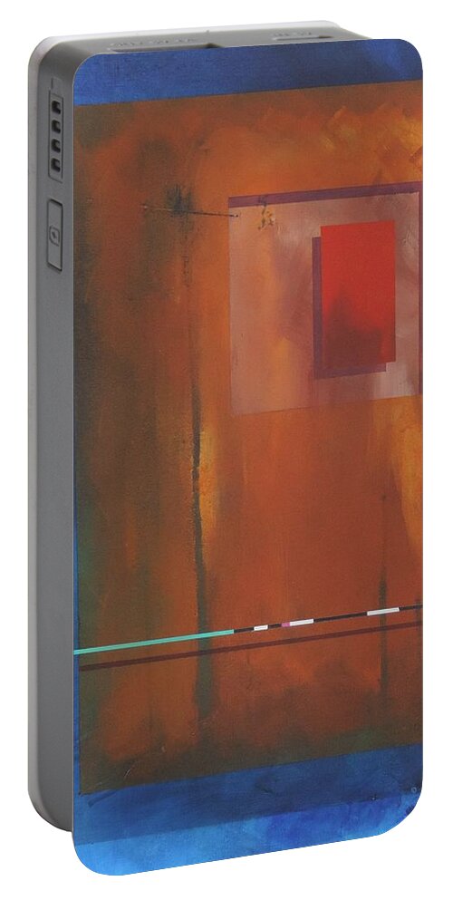 Journey No. 2 Portable Battery Charger featuring the painting Journey No. 2  by Bill Tomsa