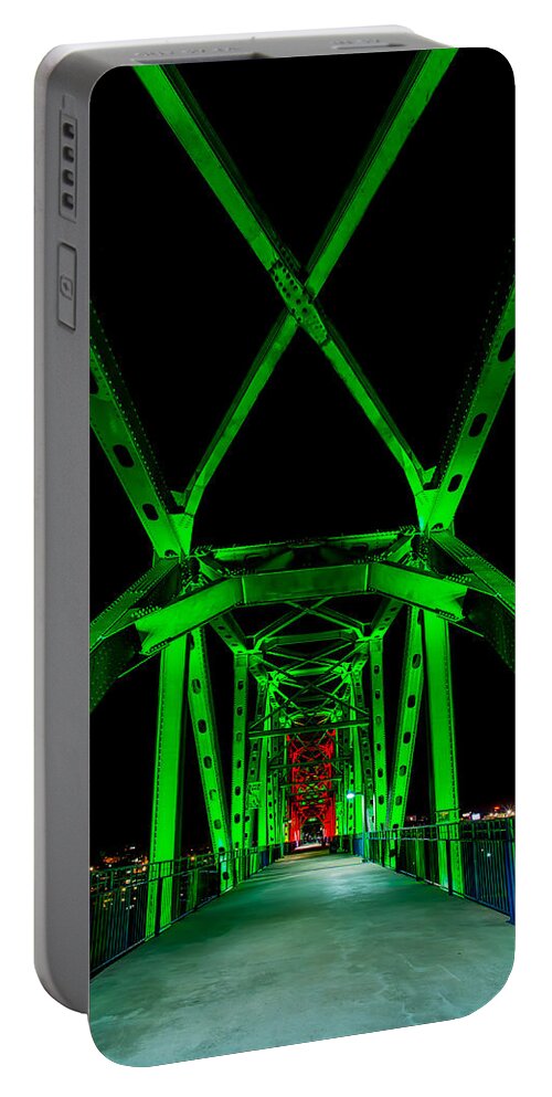 Bridge Portable Battery Charger featuring the photograph Junction Bridge by David Downs
