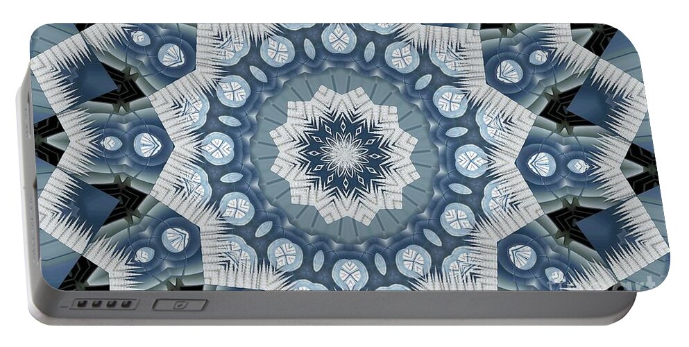 Tombstone Portable Battery Charger featuring the digital art Kaleidoscope 26 by Ron Bissett