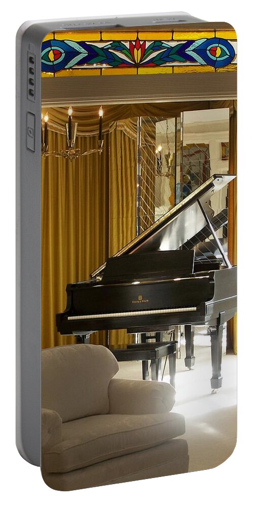 Piano Portable Battery Charger featuring the photograph Kings Piano by Jewels Hamrick