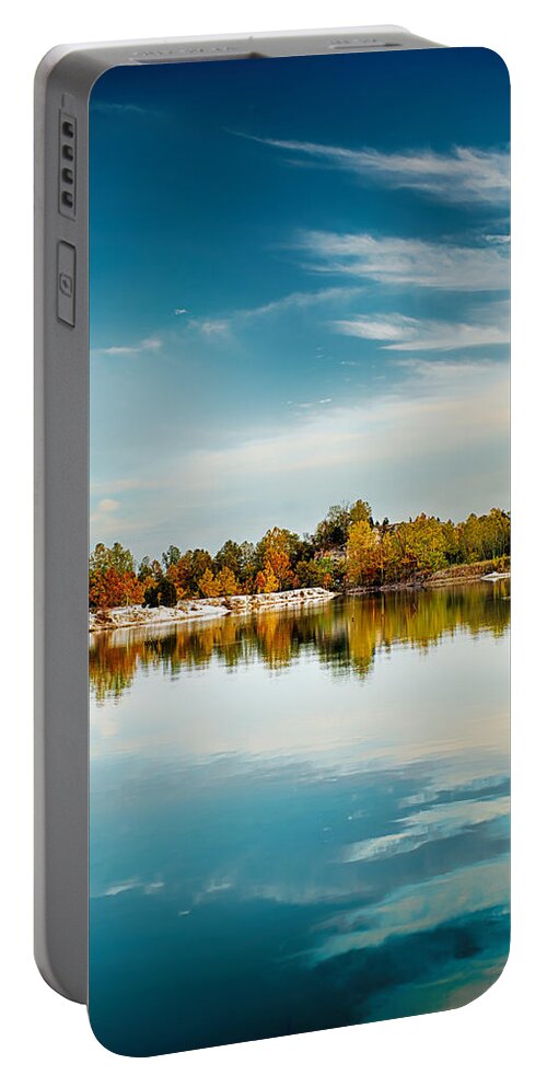 Klondike Park Portable Battery Charger featuring the photograph Klondike Tall Skies by Bill and Linda Tiepelman