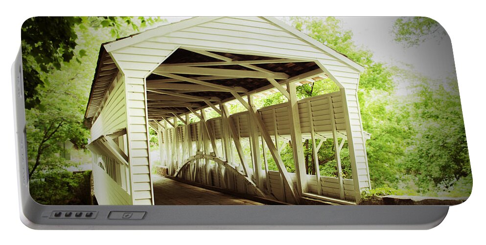 Knox Bridge Portable Battery Charger featuring the photograph Knox Bridge by Michael Porchik