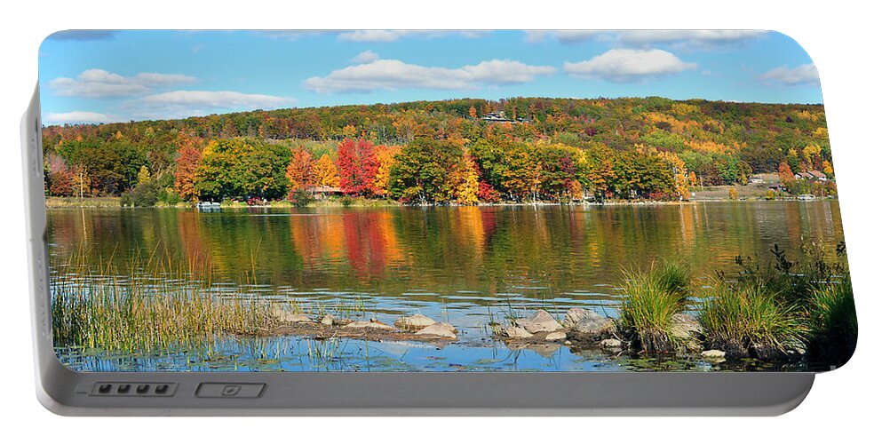 Lake Antoine Portable Battery Charger featuring the photograph Lake Antoine by Gwen Gibson