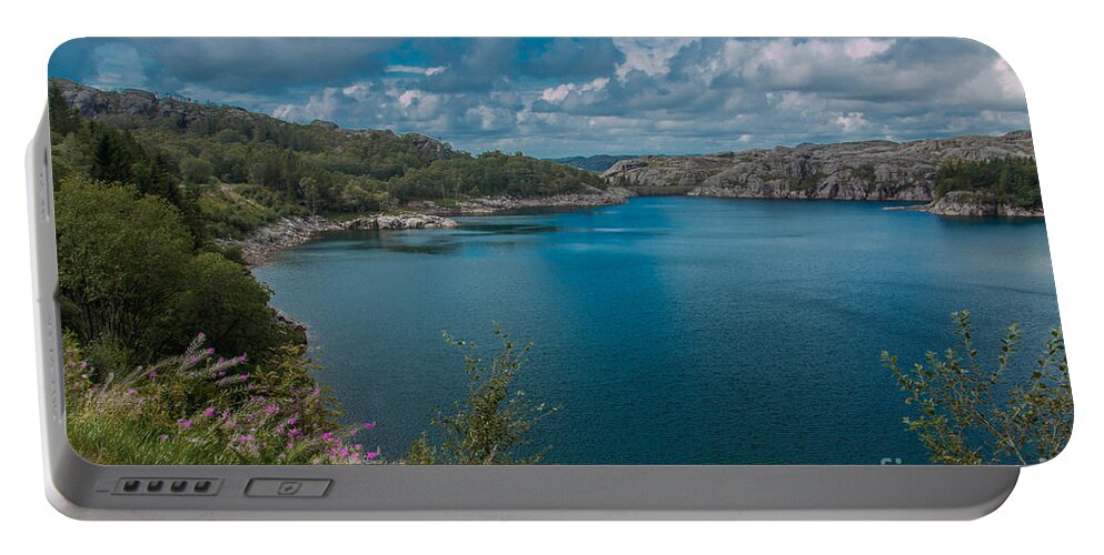 Norway Portable Battery Charger featuring the photograph Lake in Norway 2 by Amanda Mohler