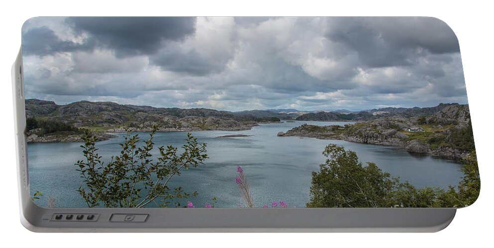 Norway Portable Battery Charger featuring the photograph Lake in Norway 3 by Amanda Mohler