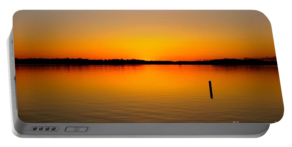 Lake Portable Battery Charger featuring the photograph Lake Independence Sunset by Jacqueline Athmann