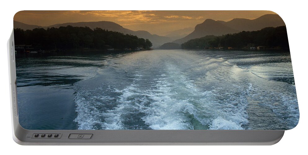 North Carolina Portable Battery Charger featuring the photograph Lake Lure, Nc by Bruce Roberts