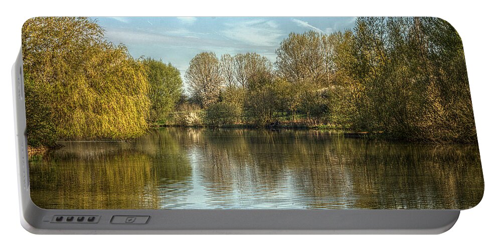 St James Lake Portable Battery Charger featuring the photograph Lake View by Jeremy Hayden