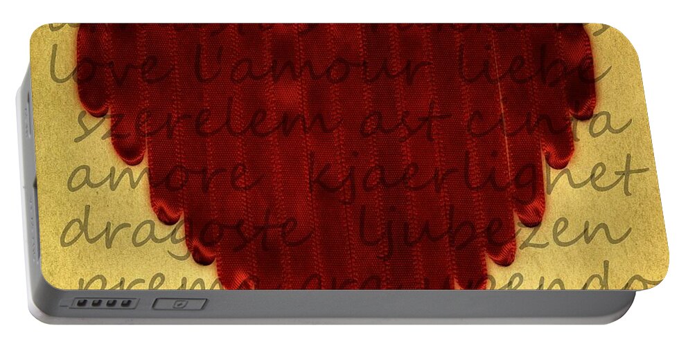Love Portable Battery Charger featuring the photograph Languages of Love by Michelle Calkins