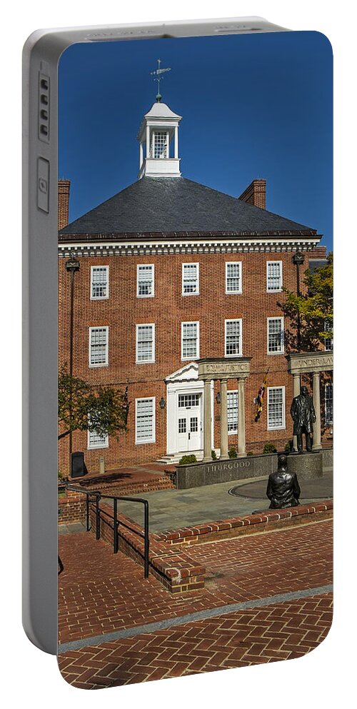 Annapolis Portable Battery Charger featuring the photograph Lawyers Mall by Susan Candelario