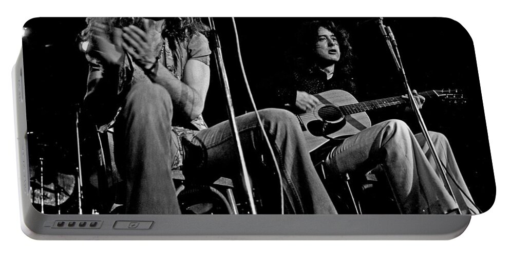 Led Zeppelin Portable Battery Charger featuring the photograph Led Zeppelin by Georgia Fowler