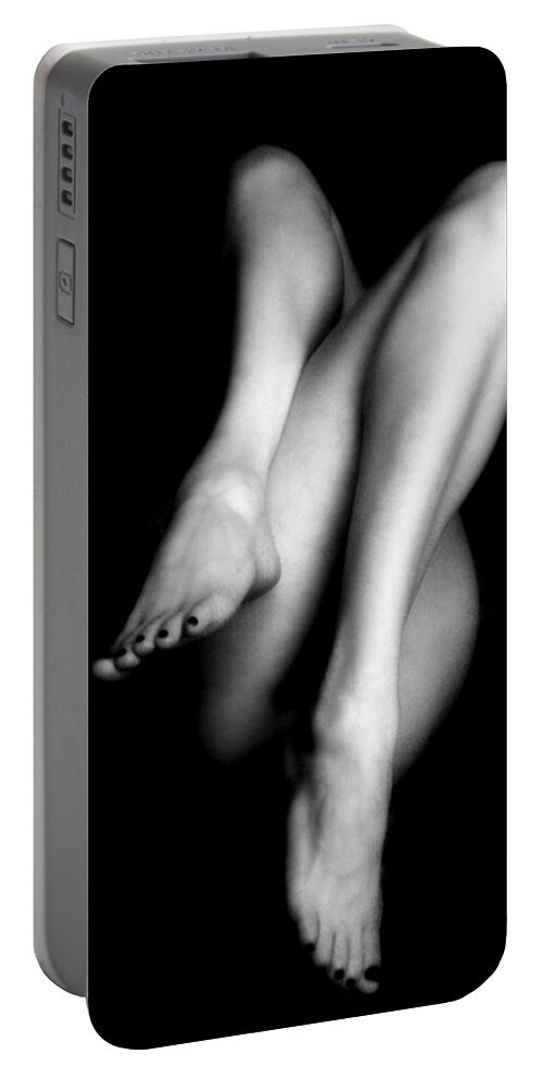 Nude Portable Battery Charger featuring the photograph Legs by Lindsay Garrett