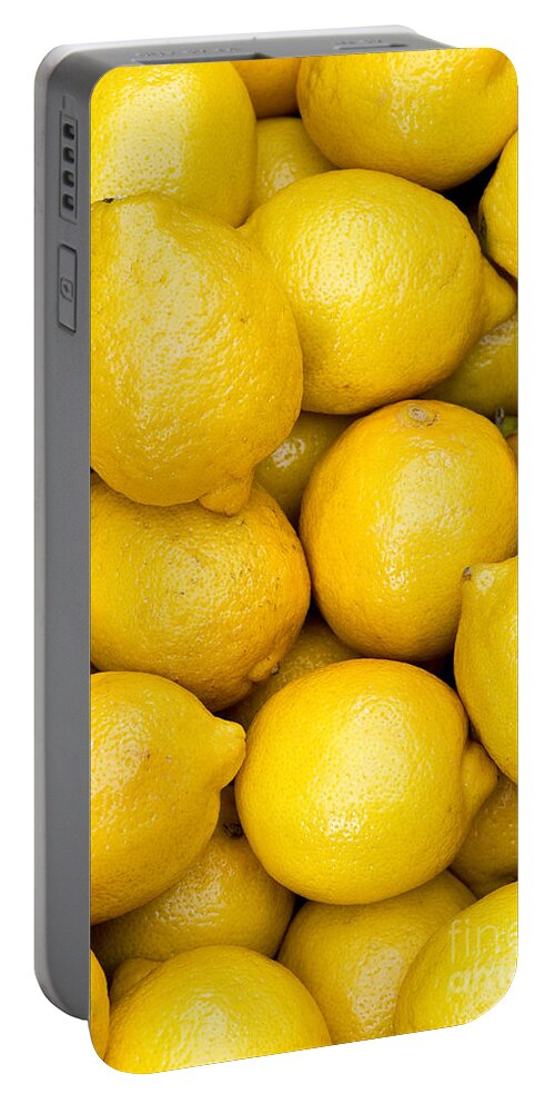 Lemons Portable Battery Charger featuring the photograph Lemons 02 by Rick Piper Photography