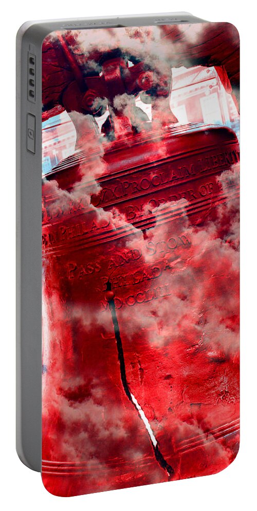 4th Of July Portable Battery Charger featuring the photograph Liberty Bell 3.5 by Stephen Stookey