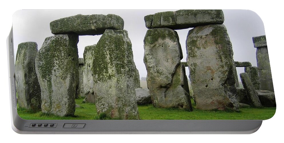 Stonehenge Portable Battery Charger featuring the photograph Life On The Rocks by Denise Railey
