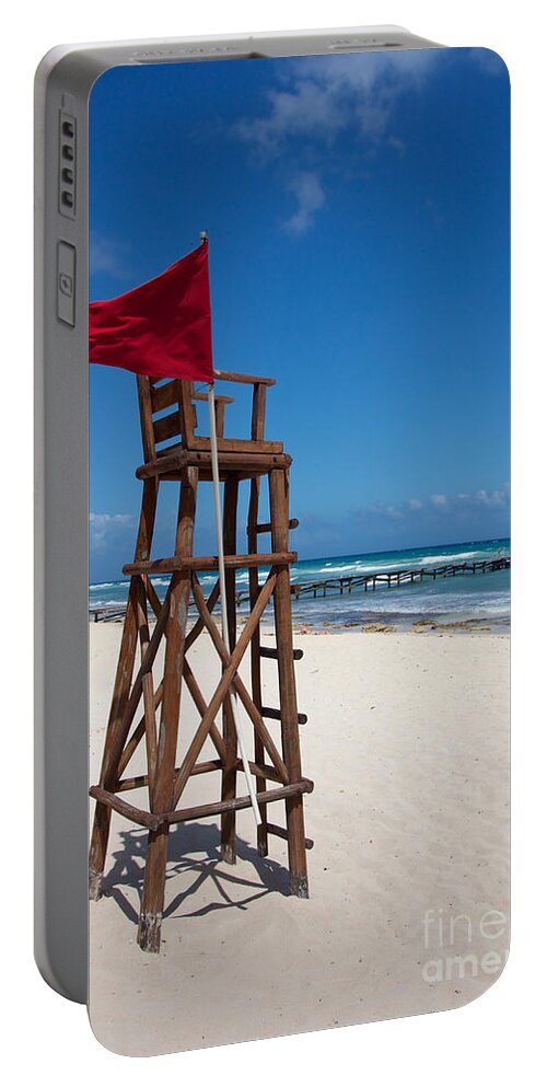 Abandoned Portable Battery Charger featuring the photograph Lifeguard by Jannis Werner