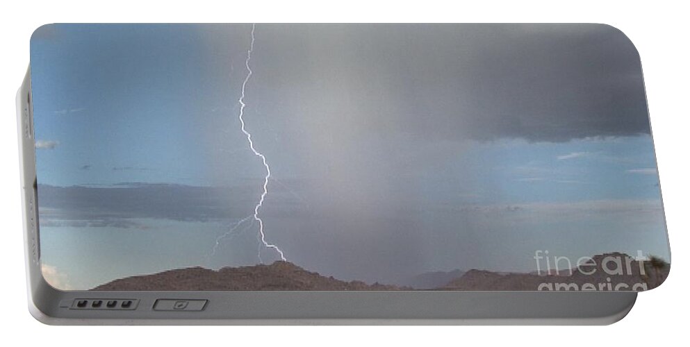 Art Portable Battery Charger featuring the photograph Lightning Bolt by Chris Tarpening